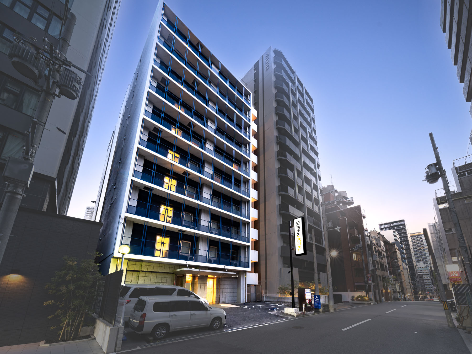 スーパーホテル地下鉄谷町四丁目6号口1